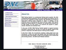 Tablet Screenshot of dnefishingtackle.com